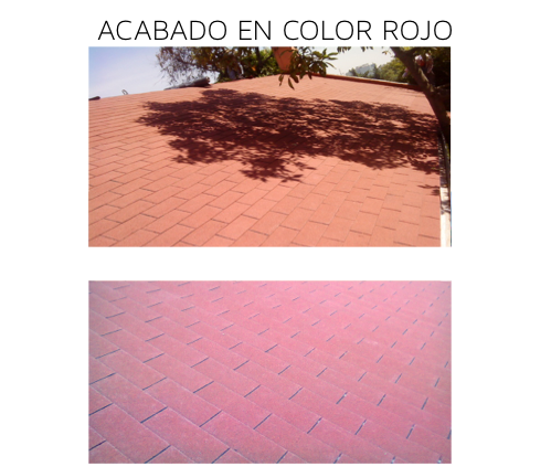 Teja Asfáltica Rojo